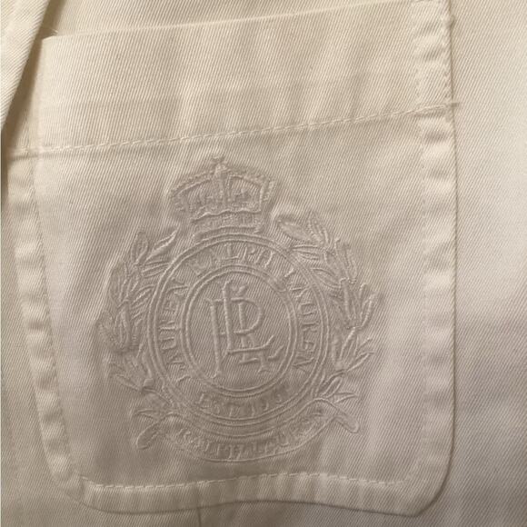 Ralph Lauren NWT P/S White Blazer With Logo on Chest Pocket. - Picture 4 of 6
